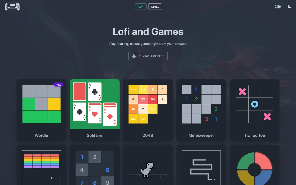 Lofi and Games screenshot